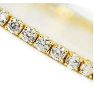 VVS1 Lab Grown Diamond Tennis <b>Bracelet</b> Luxury <b>925</b> <b>Silver</b> 2mm-7 Inch Sizes Rhodium-Plated Women <b>Men</b> Manya Sells Services G Color - Product Image 3