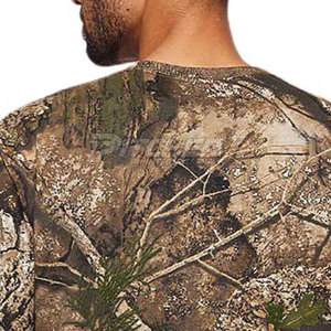 T-shirts de chasse haut de gamme, respirants, solides, en tissu extensible doux pour l'été, conçus pour le confort et des performances durables - Product Image 5