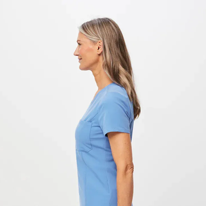 ชุดเครื่องแบบโรงพยาบาลผ้าสแปนเด็กซ์ผ้ายืดสบายเหมาะสำหรับฤดูร้อนปรับแต่งได้ - Product Image 4