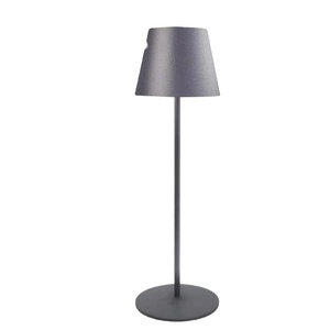 Última elegante lámpara de mesa de sombra azul gris acabado para el hogar Hotel sala de estar dormitorio Oficina uso al por mayor - Product Image 1
