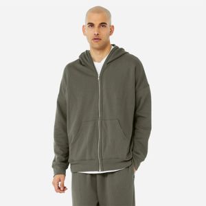 Sweat à Capuche Streetwear Respirant à Fermeture Éclair pour Hiver, 2025 Coton, 100% Personnalisé, Poids Lourd, 300g - Product Image 2