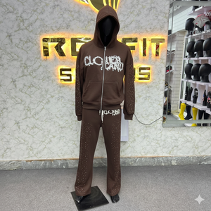 Survêtement pour homme avec logo personnalisé, nouveau design, style unique, matière de qualité supérieure, vente chaude, prix bas, fermeture éclair, nouvelle collection 2026 - Product Image 5