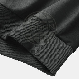 Sudaderas con capucha de diseño personalizado para hombre, peso ligero, 100% algodón, poliéster, ropa de invierno de alta calidad con patrón sólido - Product Image 5