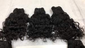 MAGNÍFICOS PAQUETES DE CABELLO HUMANO EN BLACK FRIDAY VENTA ALTA CALIDAD NATURAL ONDA PROFUNDA REMY PROVEEDOR DE EXTENSIONES DE CABELLO PRE VINCULADO - Product Image 2