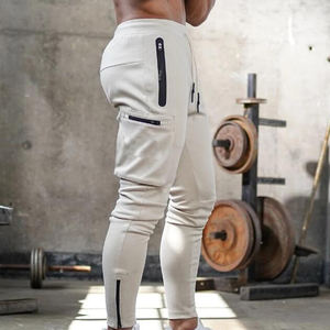 Pantalones de chándal deportivos ligeros informales transpirables oscuros con múltiples bolsillos para hombre de alta calidad OEM pantalones Cargo de nuevo diseño personalizados - Product Image 4