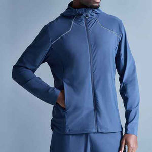 Survêtement décontracté à capuche en deux pièces, coupe-vent personnalisé, pour homme - Product Image 5