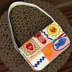 Bolsos de hombro estilo bohemio hechos a mano con cuentas Bolsos de hombro con cuentas de glowin fashion - Product Image 4