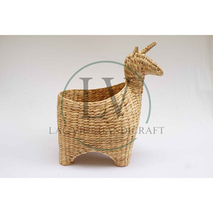 Nouvelle arrivée panier de fleurs en osier écologique meilleure vente panier de jacinthe d'eau naturelle produit à usage domestique directement du Vietnam - Product Image 3