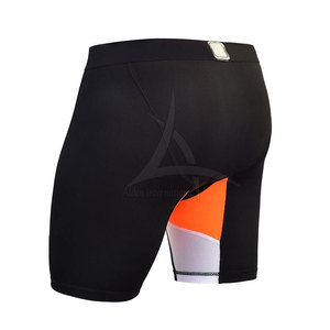 Pantalones Cortos de Compresión para Hombre, Cintura Elástica, Corte Medio, Color Sólido, Casuales, Transpirables, de Secado Rápido, Ropa Deportiva - Product Image 3
