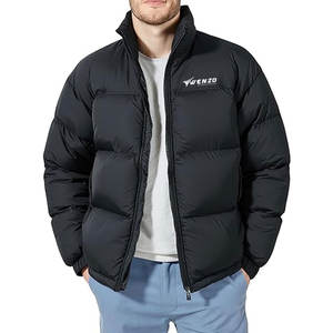 Blousons d'hiver matelassés à capuche pour hommes, chauds, rembourrage épais, design léger, écologiques, respirants, pour l'extérieur et la rue - Product Image 6