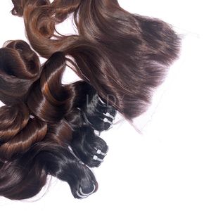 ชุดต่อผมมนุษย์มัดผมมนุษย์สีน้ำตาลเด้ง2025 - Product Image 4