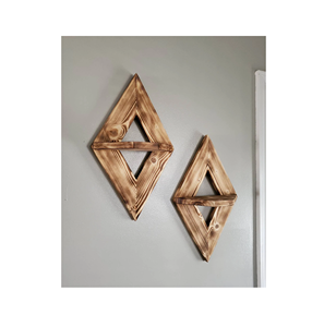 Decoración de pared de madera, balsa decorativa de decoración, diseño práctico - Product Image 1