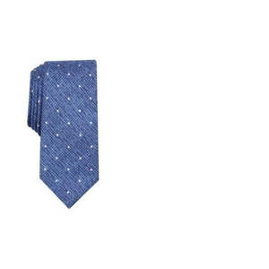 Cravatta Skinny da Uomo Bar III Gregory Dot Navy, Stampa Classica Floreale Paisley Jacquard, Taglia Regolare, in Poliestere, Confezionata in Scatola Regalo - Product Image 1