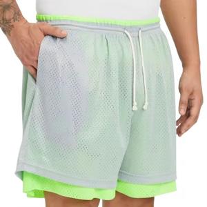 Short en maille de haute qualité, respirant et écologique, 5 pouces Insem Offre Spéciale personnalisé, vêtements de fitness pour hommes, nouveau style, double couche - Product Image 5