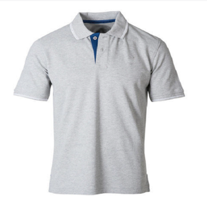 Venta al por mayor hombres verano camiseta fina de punto de algodón 2025 nueva juventud de lujo primavera solapa de manga corta POLO camisa para hombres - Product Image 1