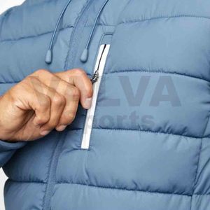 High Street Fashion hommes sans manches doudoune nouveauté haute qualité toile col montant hiver Style Design - Product Image 4
