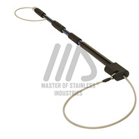 Poteau de capture professionnel à double libération pour chien et autres animaux de compagnie/poteau de capture pour animaux en Aluminium CE