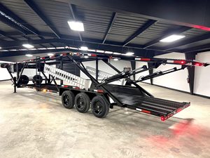 Remolque de acero para carga de bicicletas de alta calidad, carga de vehículos segura y eficiente, mejor precio, 2001-3000kg, carga útil DE origen - Product Image 2