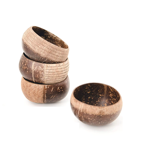 Bols et cuillères fabriqués à partir de coquilles de noix de coco écologiques naturelles Produits fabriqués à partir de noix de coco vietnamiennes Bols durables en gros - Product Image 5