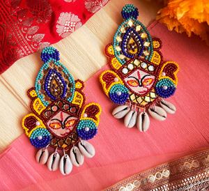 Pendientes de Corazón, Pendientes Personalizados con Múltiples Cuentas, Joyería Festiva para Mujer al Mejor Precio, Pendientes con Cuentas - Product Image 6
