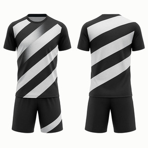 Uniforme de fútbol hecho a medida de alta calidad, ropa deportiva de fútbol transpirable de secado rápido, diseño de sublimación uniforme - Product Image 3