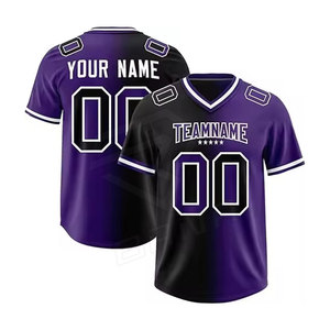 Maillot de football américain respirant fabriqué au Pakistan, design personnalisé par sublimation, manches courtes, 100 % polyester, grandes tailles - Product Image 6