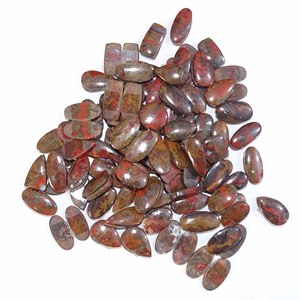 ธรรมชาติโมร็อกโกตะเข็บอาเกตคู่หลวมอัญมณี Cabochon รูปร่างผสมและขนาดตะเข็บอาเกตคู่อัญมณี Lot เครื่องประดับทํา - Product Image 3