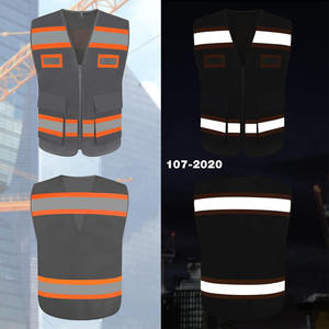 Gilet haute visibilité pour homme sur mesure, cousu, personnalisé, décontracté, anti-rides, respirant, confortable, gilet haute visibilité pour homme pour adultes - Product Image 4