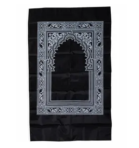 Tapis de prière de bonne qualité, tapis musulman Super doux, Portable, épais, imprimé, tapis de prière musulman