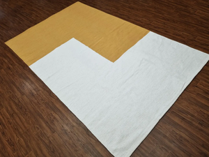 Alfombra Kilim de algodón estilo marroquí hecha a mano con mechones y lavable antideslizante para la sala de estar del hogar - Product Image 4