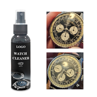 Kit de nettoyage de montres de luxe haut de gamme avec spray anti-ternissement, pâte micro-polissante et chiffon de polissage sans peluches