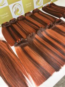 Nueva caliente 100% extensiones de cabello humano real moda trama plana peluca vietnamita teje tupé - Product Image 4