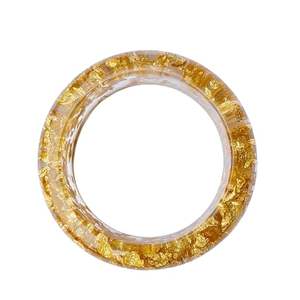 Bracelet en résine coloré fait à la main avec des paillettes dorées, modèle tendance, bijoux de mode, bracelets pour l'Inde, fabrication artisanale, vente en gros - Product Image 4