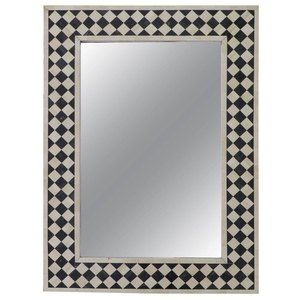 Miroir mural en bois de forme rectangulaire avec cadre de miroir moderne fini en bois naturel à prix abordable pour les hôtels et les maisons - Product Image 3