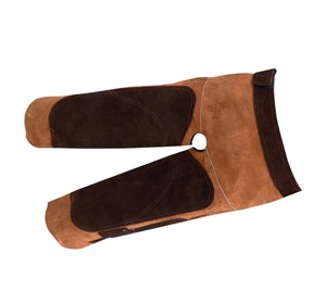 Delantal profesional ajustable de cuero hecho a mano Premium Farrier Chaps de TARIQ MFG CO CE ISO EU - Product Image 5