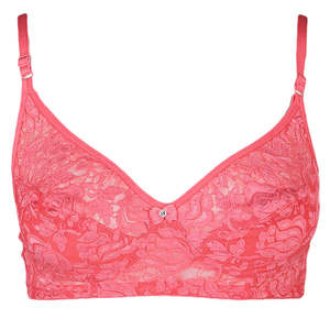 Women's Fancy Rose <b>Bra</b> - Pink - Product Image 1