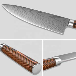 มีดเชฟปลายแหลมทำด้วยมือจับสบายมีดเชฟครัวสำหรับใช้ทำอาหารแบบมืออาชีพทุกวัน - Product Image 4