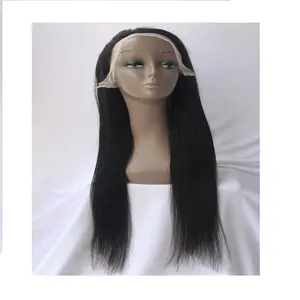 Top Quality Raw Indian Temple Remy Virgin 28 Inch Straight 13x4 Hd Lace Frontal Wigs Single Donor Hair Wholesale Indian Supplier