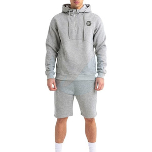 Vente en gros d'ensemble court de sweats à capuche respirants conçus sur mesure survêtements d'hiver de qualité avec col à capuche en stock - Product Image 1