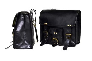 Sacoches de vélo unisexe style vintage, sac de voyage sport en cuir véritable avec logo personnalisé, cadeau de vacances parfait pour les bonbons - Product Image 4