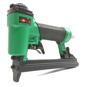 APLUS 1216J Pneumatic <b>Staple</b> Gun 6-16mm Crown 12.8mm Double Trigger for Safety 6-16mm Crown - Product Image 1