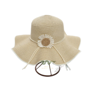Wholesale Soft Feminine Flower <b>Straw</b> Hats Suitable for Feminine Summer Styles, Convenient for Women - Product Image 1