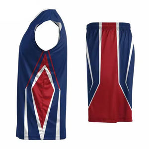 Uniforme de volley-ball unisexe en polyester respirant à séchage rapide, impression par sublimation personnalisée, port confortable - Product Image 2