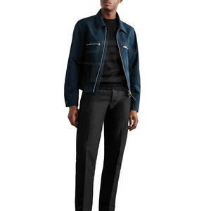 Haute qualité hommes coton sergé veste meilleur Design nouveauté hiver chaud vêtements de rue coton sergé veste à vendre - Product Image 3