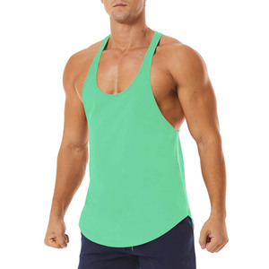 Débardeurs de fitness et de musculation pour hommes, vêtements en coton, élasthanne, col en O, séchage rapide, yoga, conception personnalisée, entraînement de musculation 3D - Product Image 5