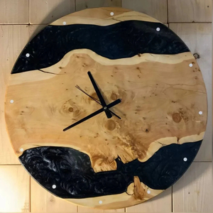 Luxury Resin <b>Wall</b> <b>Clock</b> Artistic Design Quartz Movement Modern Home Decor Single Face Bulk Wholesale for Hotel - Product Image 2