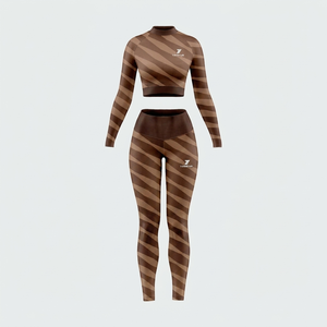 Conjunto de Yoga de Alta Calidad para Mujer, Leggings de Cintura Alta, Sujetador Deportivo sin Costuras, Ropa Deportiva de Longitud Completa, Tipo Estampado, Servicio OEM - Product Image 2