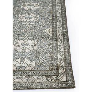 Alfombra de Lana Anudada a Mano Erbe Gold, Diseño de Medallón, 9x12, para Decoración de Sala de Estar o Pasillo -GS-16 - Product Image 4