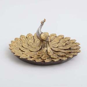 Peacock Style Arbre Design Table Top Décoratif En Aluminium En Métal Arbre Sculpture Vitrine Showpiece Pour La Maison Ou Le Bureau - Product Image 3
