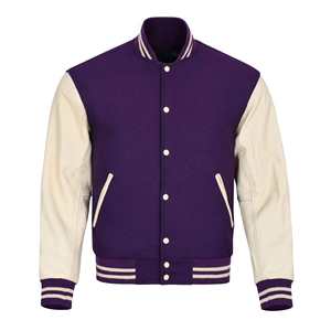Veste universitaire de haute qualité, nouveau style, logo et design personnalisés, fabrication professionnelle, veste de baseball universitaire pour hommes - Product Image 1